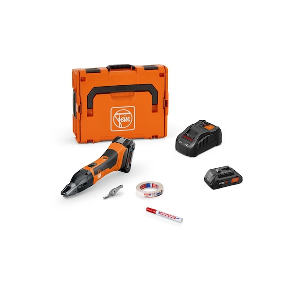 ABSS 18 1.6 E AS Cordless Slitting Shears Set for up to 1.6 mm